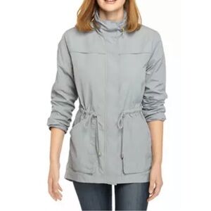 NWT New Directions Grey Sword Essential Anorak Jacket